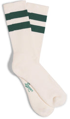Cotton Socks Midweight Crew - Natural/Green / Danner Men