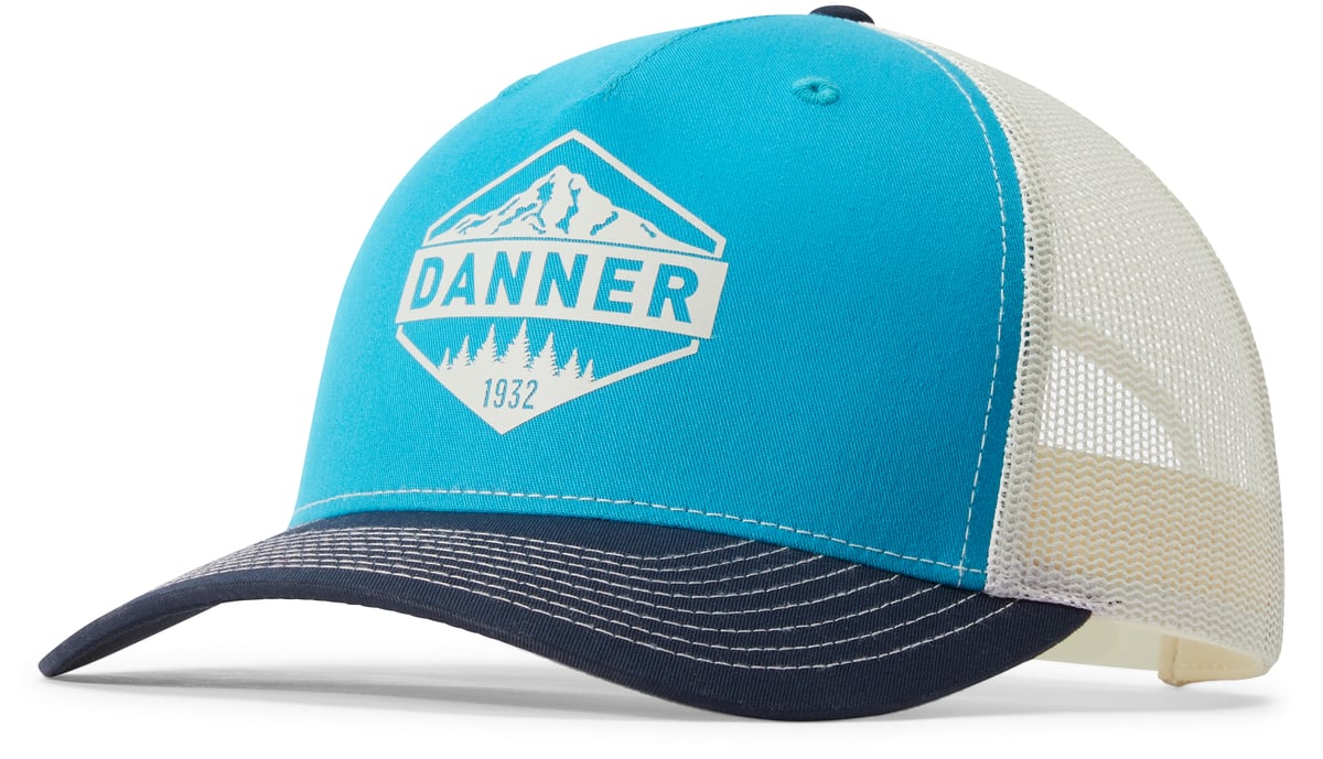 Evergreen Trucker Hat Blue Teal / Danner Men