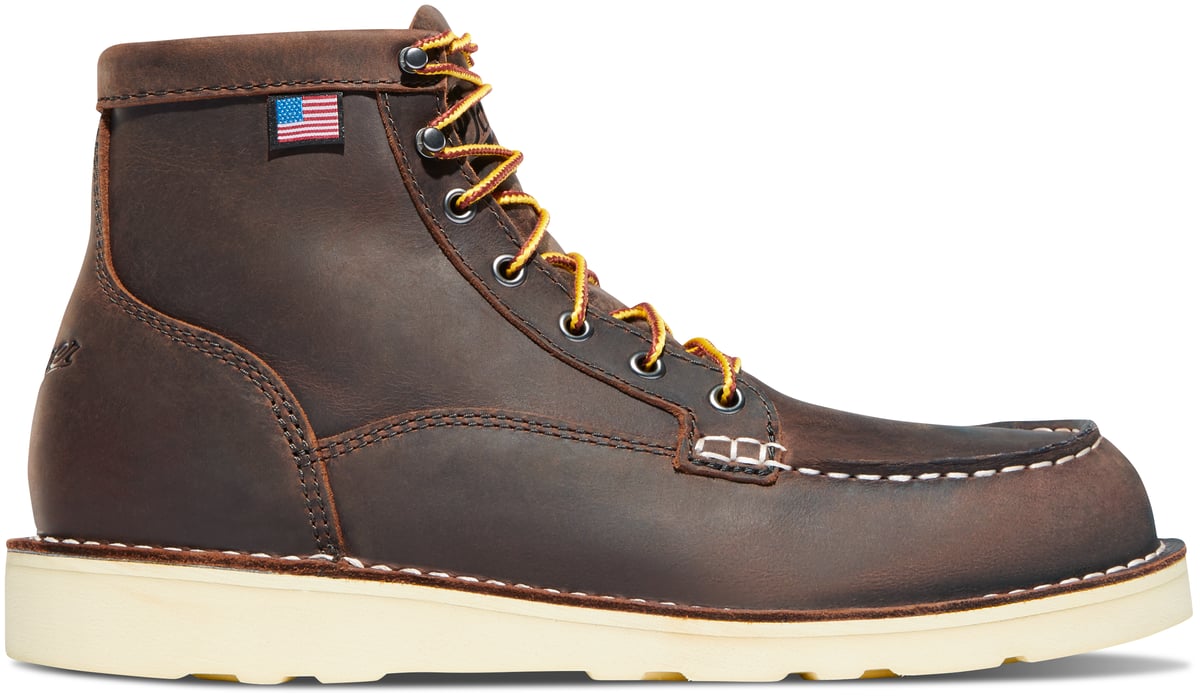 Bull Run Moc Toe 6" Brown Steel Toe / Danner Women