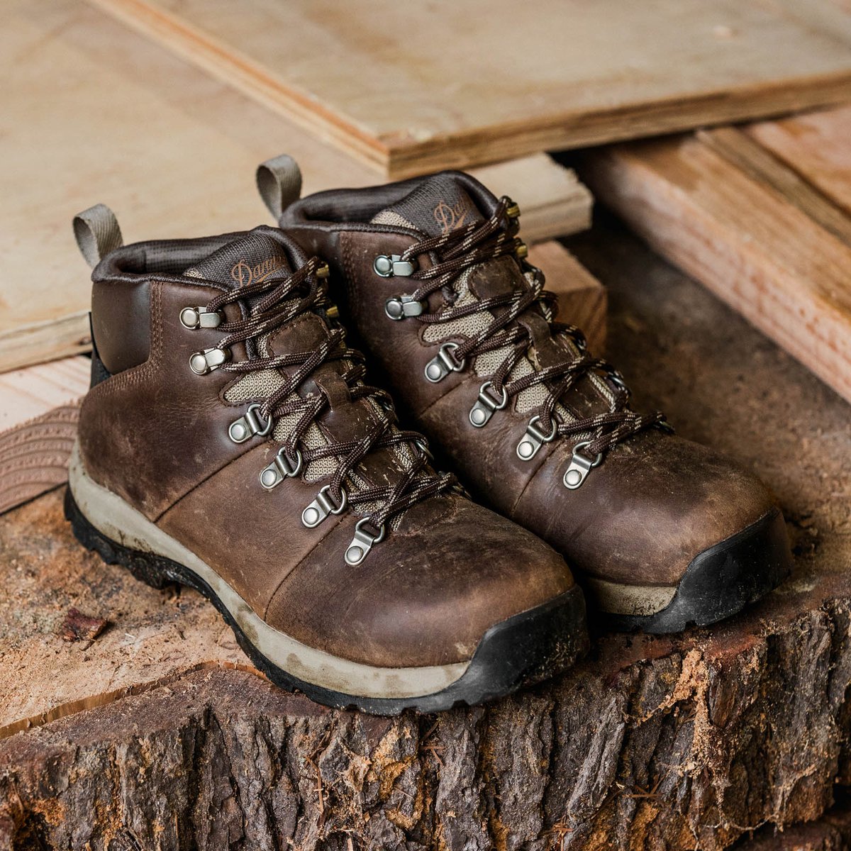 Sandy Ridge Brown Aluminum Toe / Danner Women