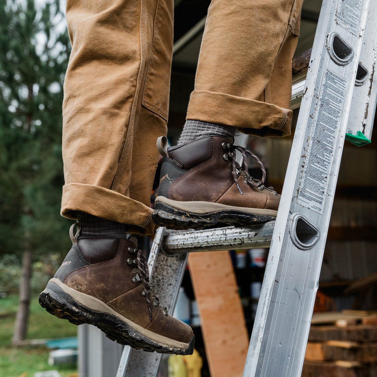 Sandy Ridge Brown Aluminum Toe / Danner Women
