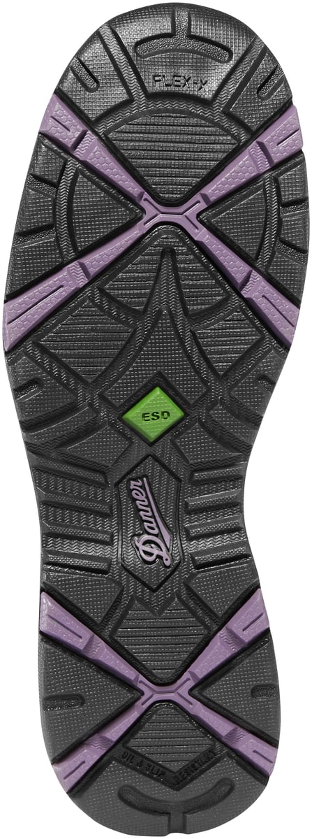 Women's Springfield Low 3" Gray/Purple ESD Composite Toe (NMT) / Danner Women