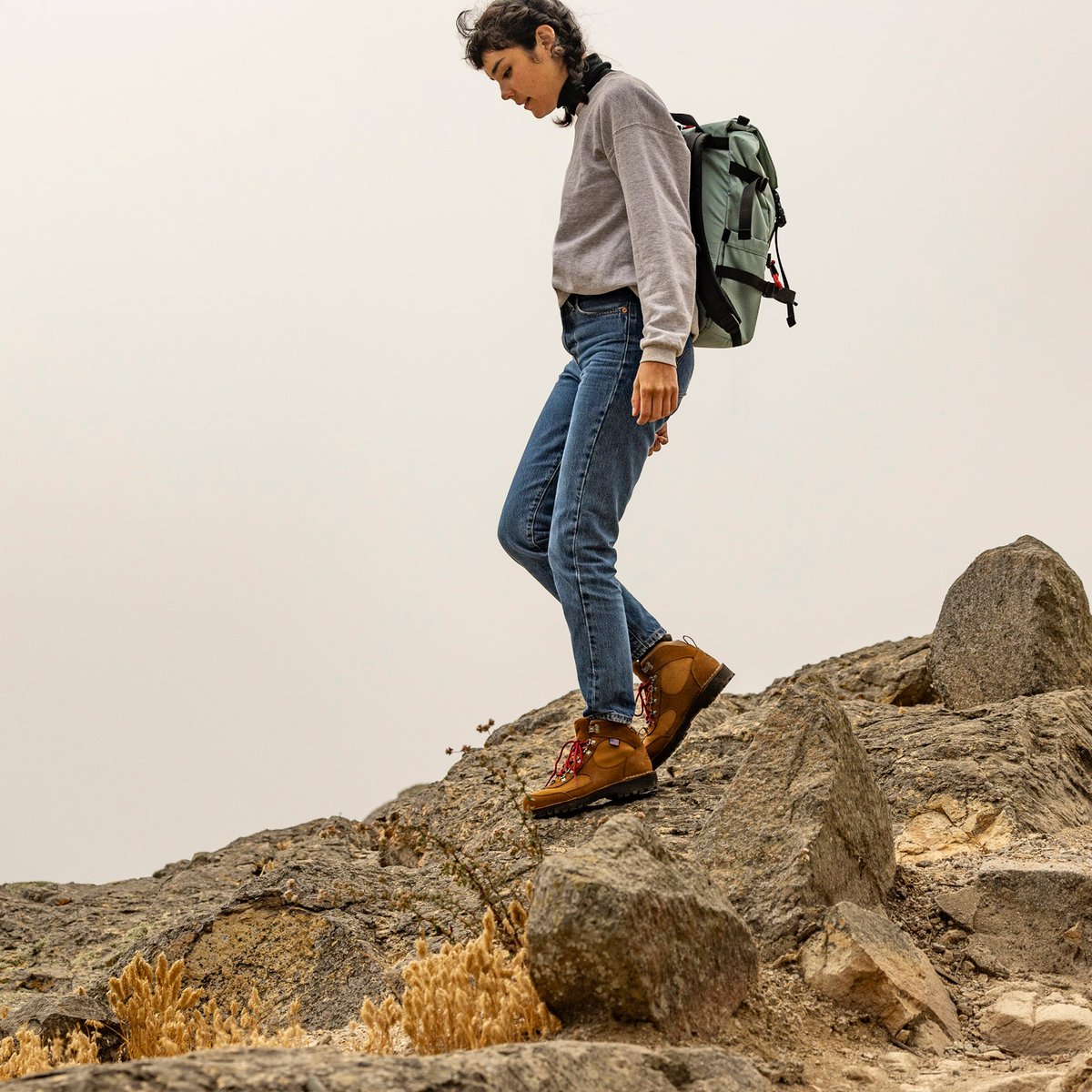 Cascade Crest Grizzly Brown/Rhodo Red / Danner Women