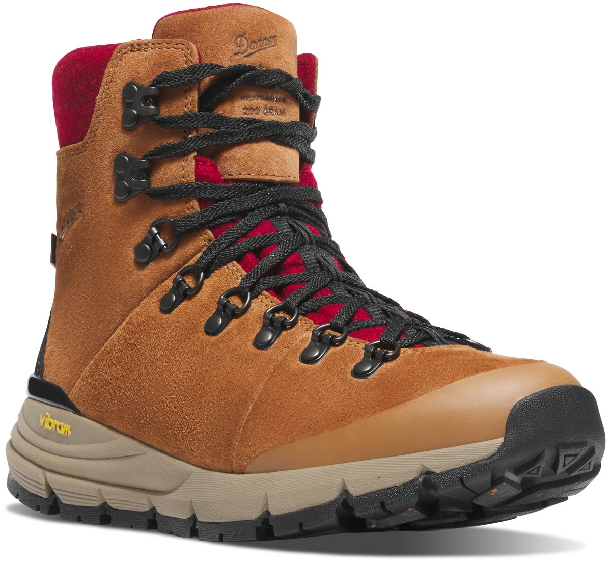 Arctic 600 Side-Zip Brown/Red Felt 200G / Danner Women
