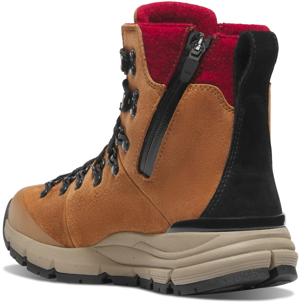 Arctic 600 Side-Zip Brown/Red Felt 200G / Danner Women