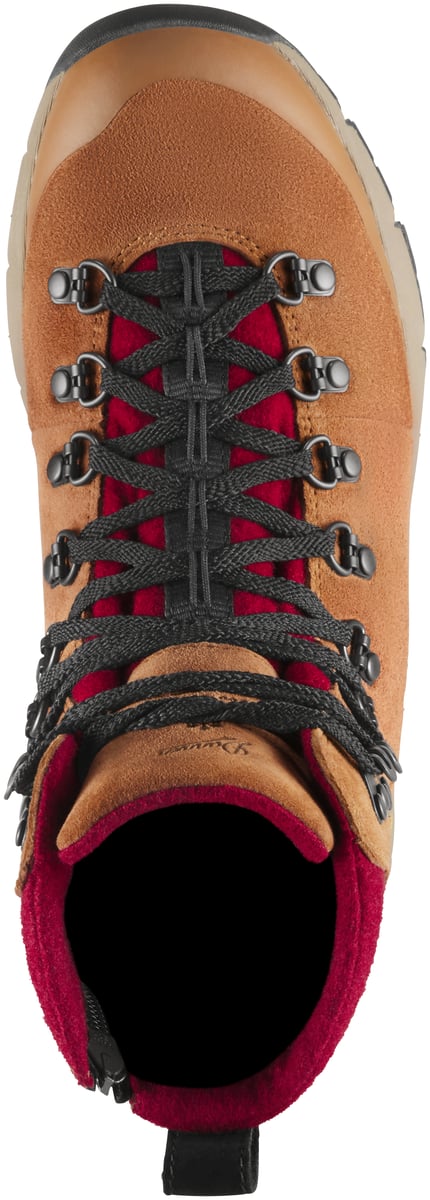 Arctic 600 Side-Zip Brown/Red Felt 200G / Danner Women