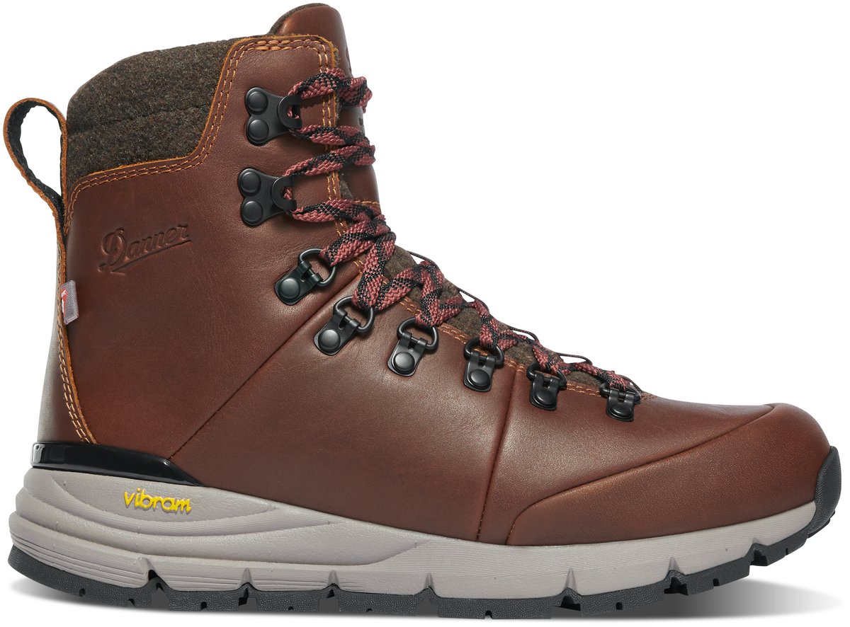Arctic 600 Side-Zip Roasted Pecan/Fired Brick Insulated 200G / Danner Women