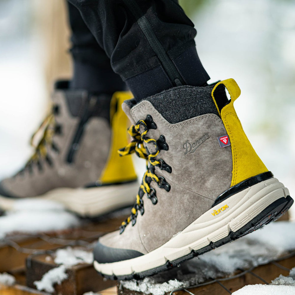 Arctic 600 Side-Zip Driftwood/Yellow Insulated 200G / Danner Women