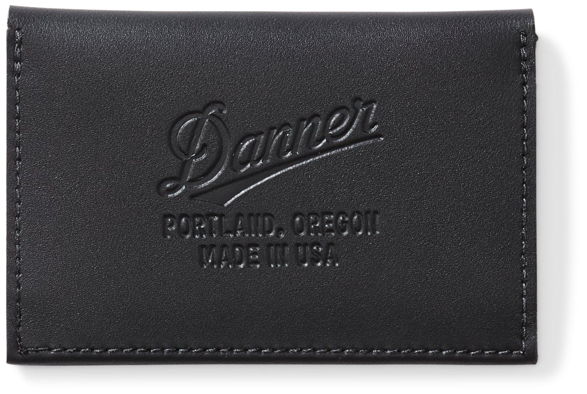 Leather Wallet 4.5" x 3.5" Black / Danner Men|Women